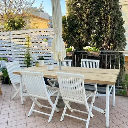 Casa Lorena Al Mare Con Terrazzo Римини
